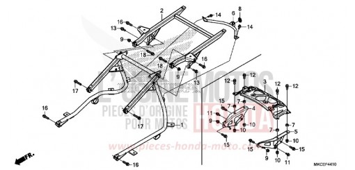 LUGGAGE RACK GL1800K de 2019